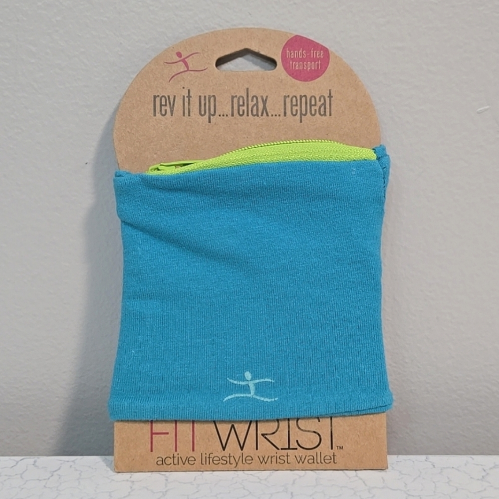🆓️ W/ $35 Purchase! FITKICKS FIT WRIST Activewear Wrist Wallet ~ NWT